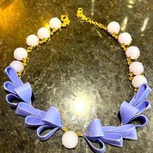 Jcrew lavender ribbon necklace